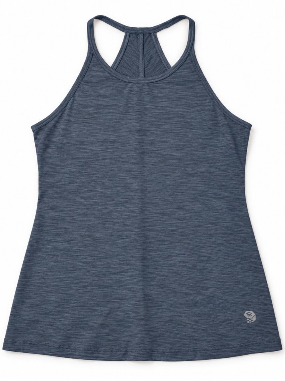 Mountain Hardwear Blue Heather Racerback Athletic Tank Top Small